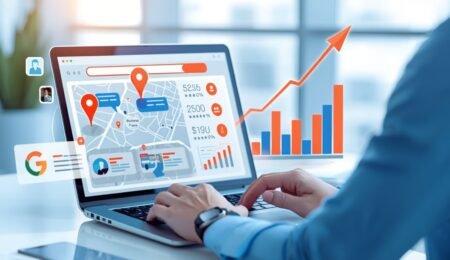 Business listed in an online directory showing increased visibility, SEO growth, and customer reach