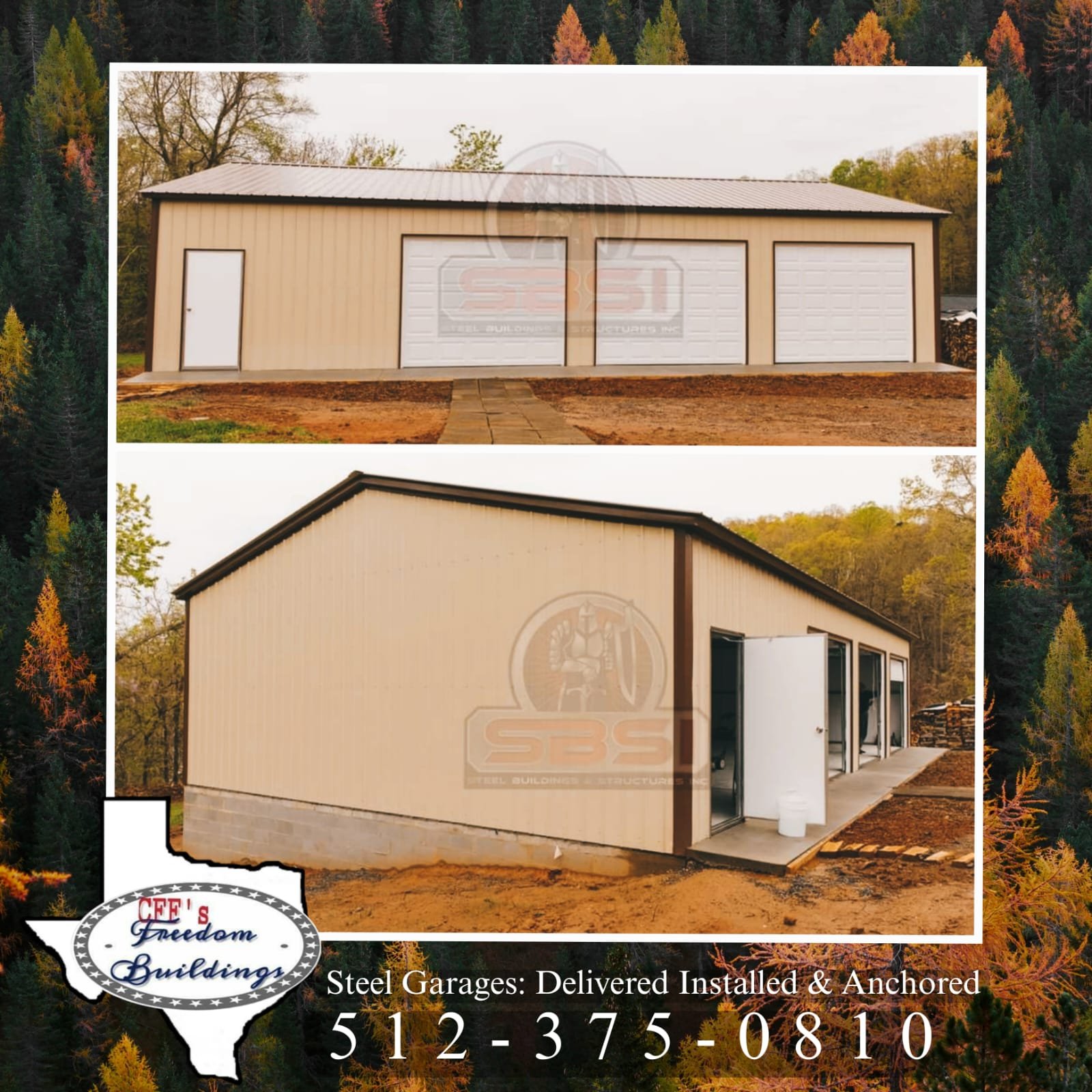 CFF Freedom Buildings Portable Buildings and Metal Structures in Texas